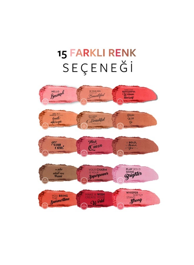 باستيل بلاش أحمر خدود كريمي ناعم 3.6 جرام Cherrywish 54 - Image 3